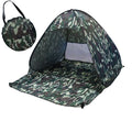 Customizable Ultralight Automatic Pop-Up Beach Tent Two Bedrooms Waterproof UPF50 Three-Season Camping Fishing Outdoor Nylon