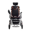 China Factory Cheap Prices 300W*2 Brushed Electric Reclining Wheelchair Aluminum Alloy Folding Power Wheelchair MegaBDM
