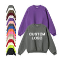 High Quality  Fleece Lined Vintage Sweatshirts 345gsm Heavy Blend Cotton  Oversized Sweatshirt Your Design Custom Print logo