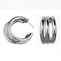 2026 Trendy Fashion Zinc Alloy Stud Jewelry Earring for Woman Plated More Colors for Choice 30mm 1420332