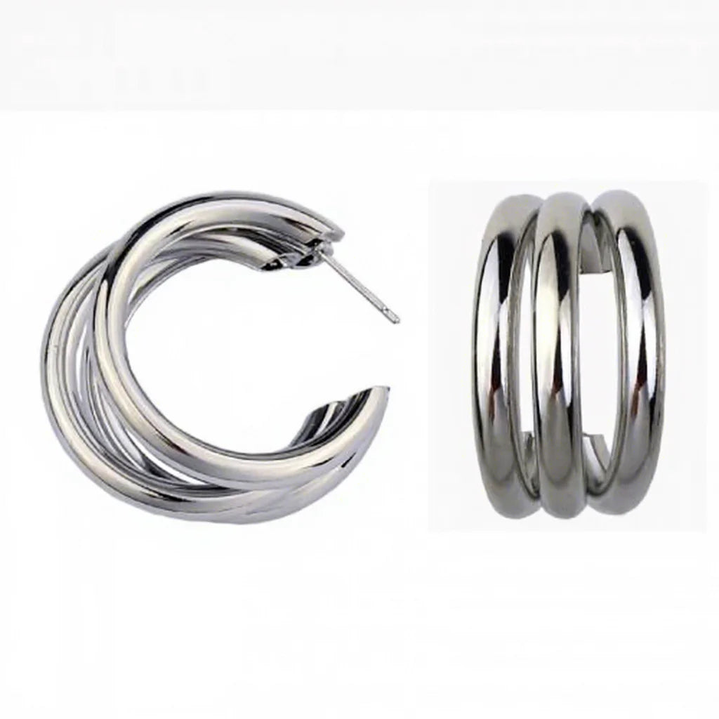 2026 Trendy Fashion Zinc Alloy Stud Jewelry Earring for Woman Plated More Colors for Choice 30mm 1420332