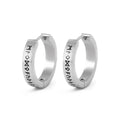 Norse Pagan Viking Jewelry Runes Stainless Steel Earrings