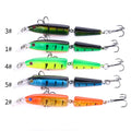Hengjia Best Fishing Lures 10.5cm  9.6g Jointed Minnow Wobblers ABS Body  Swim Baits Soft Lure for Pike and Bass