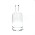 500ml 700ml 750ml 1000ml Round Shoulder Custom Bottle with logo Super Flint Liquor Vodka Tequila Whisky Glass Bottles