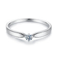 Wholesale 925 Sterling Silver Jewelry Exquisite Moissanite Ring for Women Anniversary Statement Gift Fine Jewelry