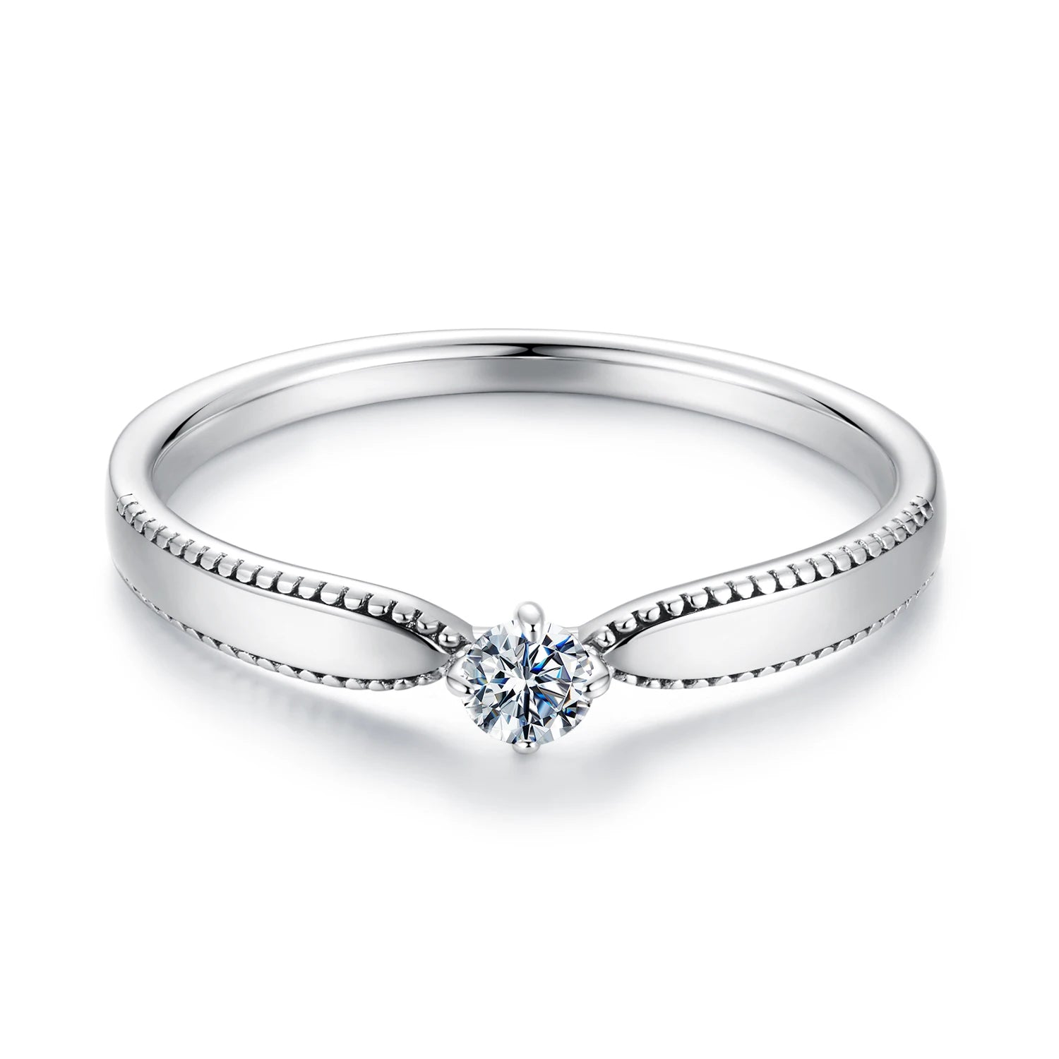Wholesale 925 Sterling Silver Jewelry Exquisite Moissanite Ring for Women Anniversary Statement Gift Fine Jewelry