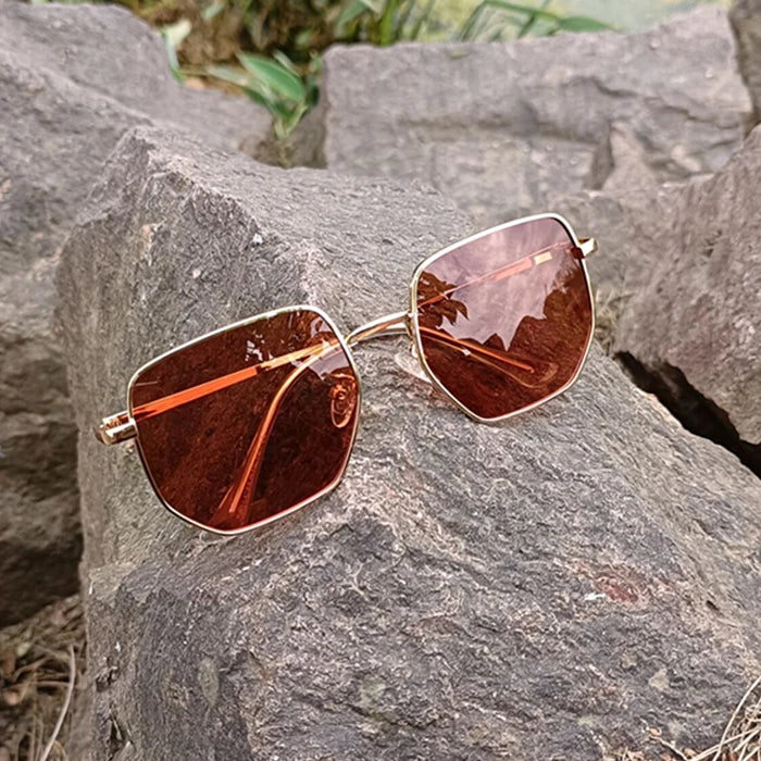 Luxury Metal Polarized Sun Glasses Uv Function Steampunk Coating Glasses Vintage Retro Men Sunglasses 2022 Lentes Male