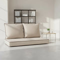 Garden Modern Single Double Replacement Luxury Sofa PU Leather Cushion PU Foam Knitted Waterproof Flame Retardant for Hotel