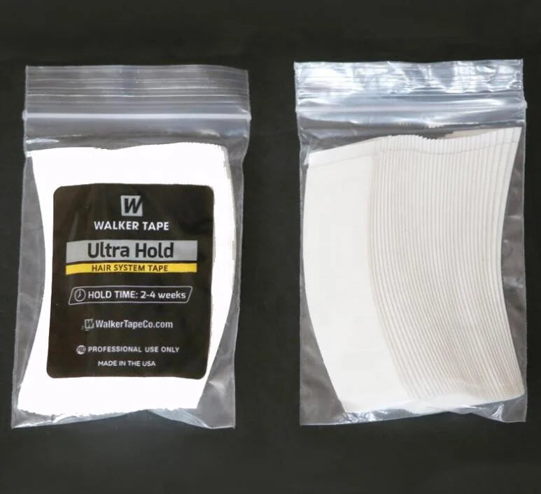 HQ Waterproof Ultra Hold Walker No Shine Human Hair Wig Tape 4pcs
