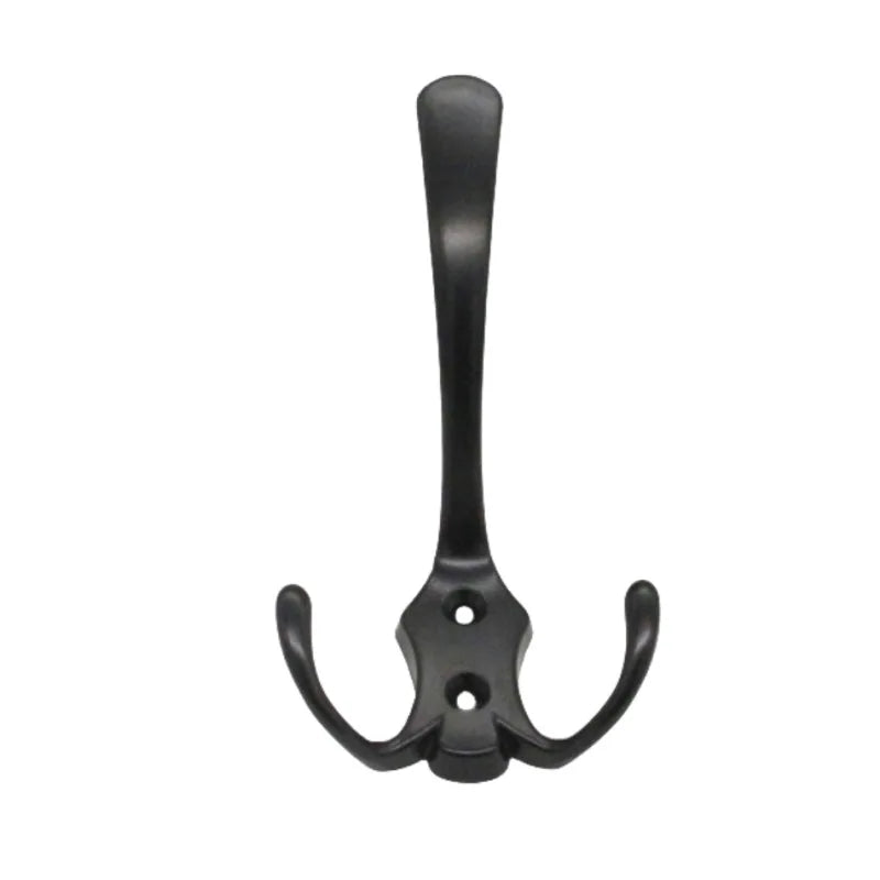 Screw Mount Modern Zinc Alloy Multifunctional Clothes Towel Hook Triangle Wall Hanging for Bathroom