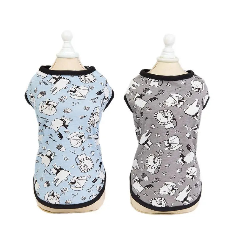 Wholesale Stocked Summer Cartoon Spring Pet Dog Vest