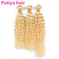 Support Drop Ship Honey Blonde Deep Curly Remy Hair 613 Bundles Human Hair Online Shop Brazilian 613 Curly Hair Extensions