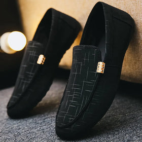 New Design Factory Wholesale Custom Casual Fashion Lazy Person Breathable Cloth Soft Sole for Men Shoes