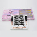 China Supplier Waterproof Liquid Magnetic Eyelash Set Magnetic Eyelashes with Applicator