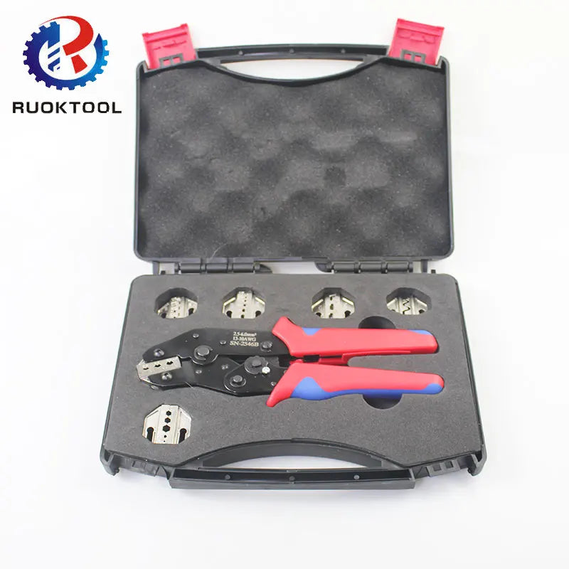 Crimp Pliers & Dies Set Wire Terminals Crimping Tools Precision Crimper Plier Kit