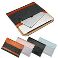 Hot Selling Fashion Felt Leather Computer Bag Factory Custom Office Travel Document File Felt Notebook Holder Laptop Sleeve