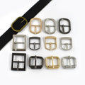 Deepeel F3-23 25mm Handbag Hardware Accessories Webbing Collar Connection Clasp Zinc Alloy Adjustable Pin Buckle for Strap Belt