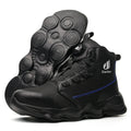 AMAWEI High Cut Safety Shoes Indestructible Steel Toe Shoes Work Safety Boots D830