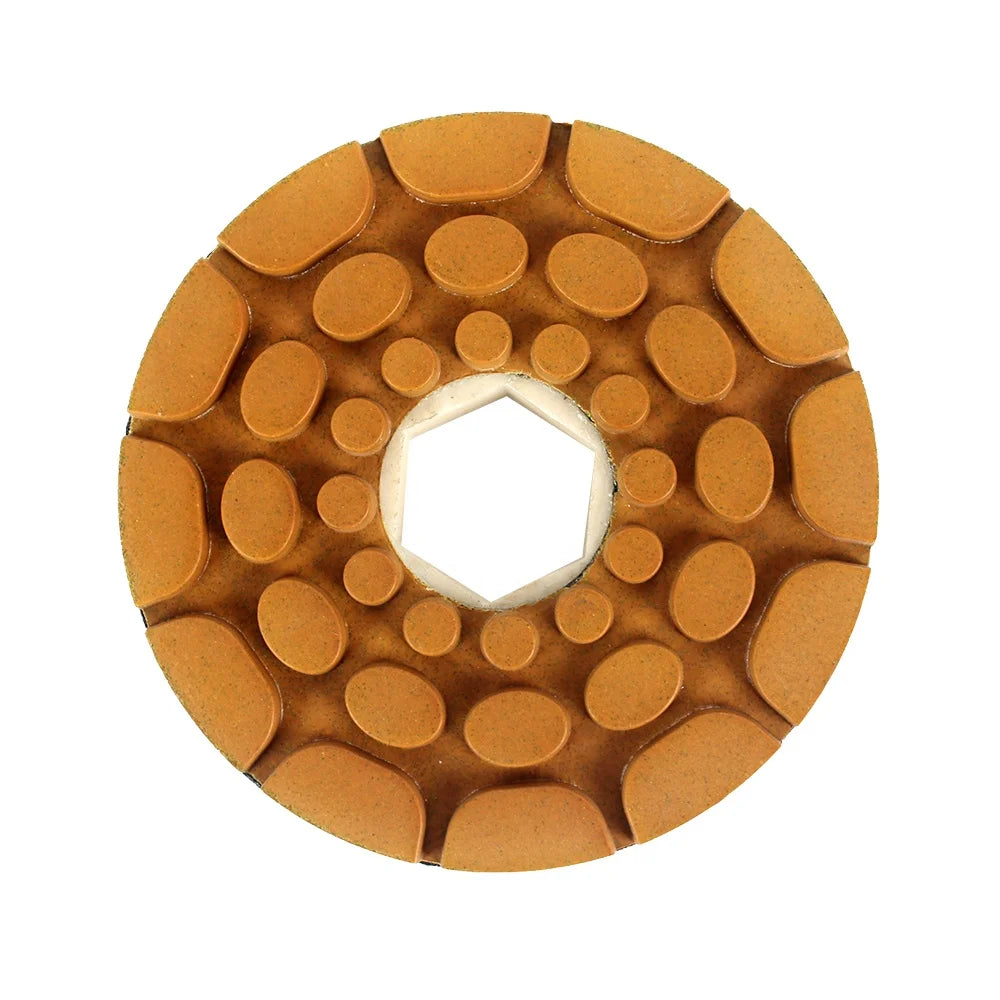 TRUE SHINE 5" Wet  Snail Lock Diamond Polishing Pads or Wheels for Granite