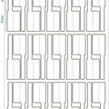 Labels Self Adhesive Part Shape Laser Printing Wire Cable Labels Waterproof Stickers 30pcs A4 Sheet Cable Label