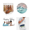 DTF Transfers Designs Ready to Press Sticker Custom Logo Plastisol Heat Transfer Printing Labels