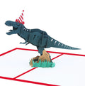 Dinosaur Design Paper Sculpture Happy Birthday Pop up Card 3d Birthday Cards for Kid Boy Kid Girl
