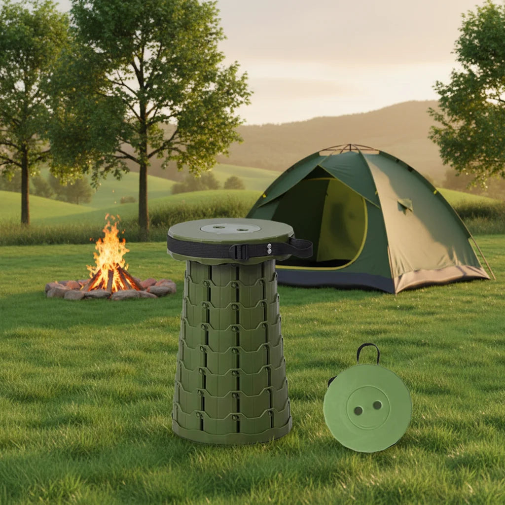 Plastic Portable Garden Telescopic Stool Portable Collapsible Stool for Outdoor