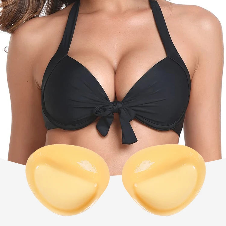 Double-Sided Adhesive Invisible Pads New Double-Sided Sticky Bikini Padding for Sports Bra Swimsuit Instantly Fits Push Padded
