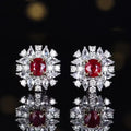 Sgarit Fine Jewelry 18K Gold Oval Cut 2.52Ct Pigeon Blood Ruby Ring Trendy 2.52ct Natural Gemstone Wedding/Party Ring