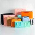 Luxury Gift Paper Multi-Size JewelryPackage and Jewelry Shopping Bags with Large Craft Handle
