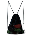 15*19 Inch Mesh Drawstring Backpack Bag Multifunction for Swimming Athletic Gym Clothes Beach Swim