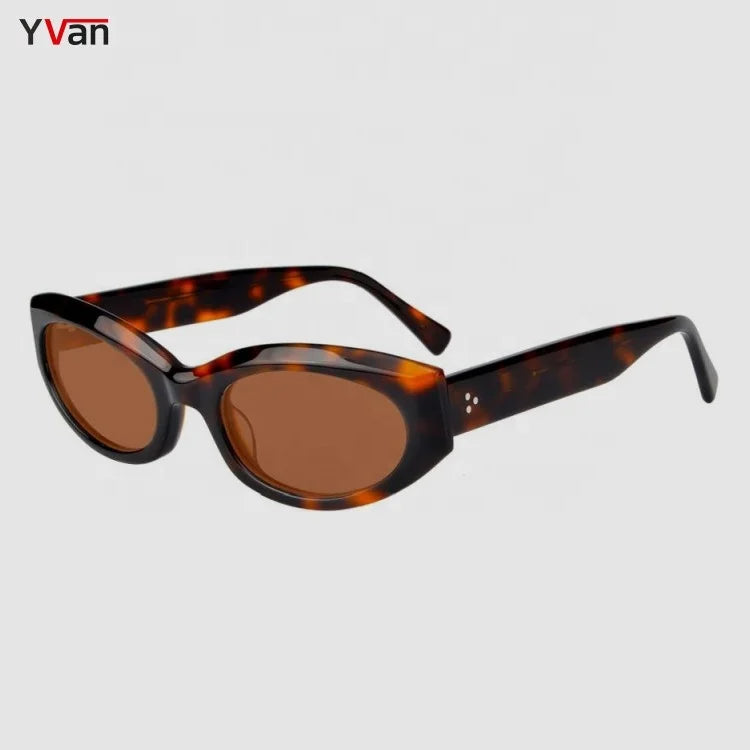 Cat Eye Luxury Brand Sunglasses for Ladies Cellulose Acetate Gray Frame Tortoiseshell Lenses Sun Glasses De Sol Oculos Headband