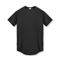 Quick Dry  Fitness Tee Shirt Custom Logo Printing Sports Casual Short Sleeves Men Highly Elastic Polyester Training Gym T Shirt