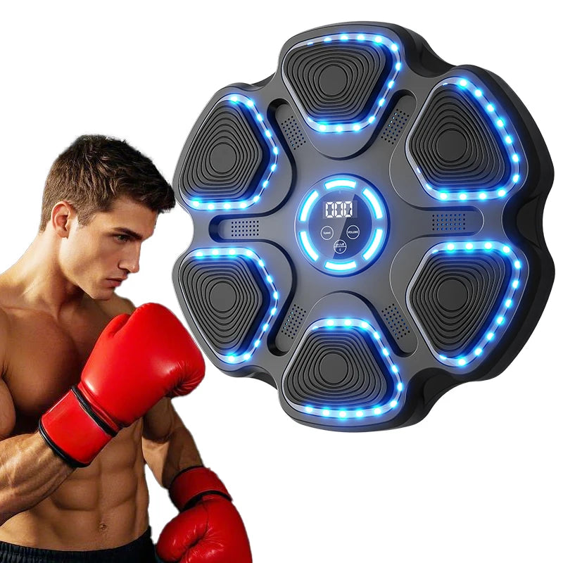 Music Card Point Intelligent Music Boxing Machine Home Electronic Wall Target Adult Children Indoor Reaction Boxing Target Sanda