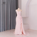 Mily Bridal LDC6628 Vintage Evening Dresses Boat Neckline Mermaid Pink Color Formal Gowns Party Dresses Simple for Women