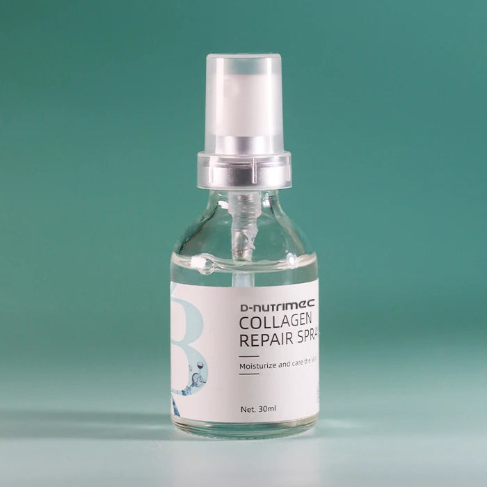 OEM ODM 30ml Moisturizing Toner Whitening Hydrating Soothing Repair Facial Recombinant Type III Collagen Mist Spray for Face