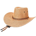 Large Along Hemp Shade Men's Hat Western Cowboy Hat Sunscreen Sun Beach Hat