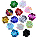 DIY Sewing Accessory 100pcs Beaded Floral Patch for Costume Stage Clothes Decoration Textile Sequined Flower Applique Lace Motif