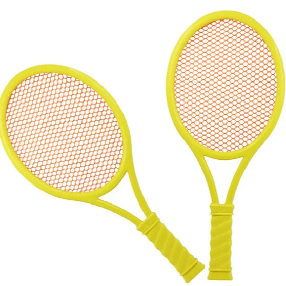 TAP Hot Sell Professional Outdoor Kids Sport Toy Soft Wood Beach Tennis Racket with Polyester Net