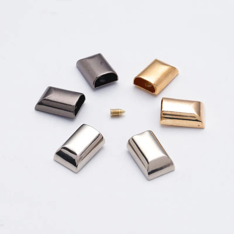 Hot Sale 3 Colors Alloy Zipper Ends Pull Top Stoppers With Screw Bottom Repair Replacementfor DIY Bag Luggage Accessories
