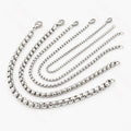 Factory Price Corrosion-Resistant 316L Stainless Steel Square Box Chain Bracelet for Men and Women for Party Gifts