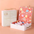 2026 New Designed Custom Luxury Cosmetic Recycled Customized Cardboard Paper Suitcase Stacking Coffee Mugs Gift Sets with Stand
