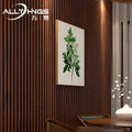 Quick Installation PVC 3D Wood Wall Panels for Home Decor Great Entrance TV Grille Background WPC Boards