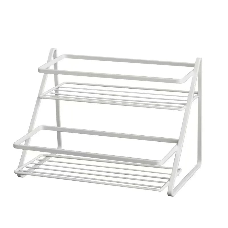 Small Home and Hotel Bathroom Rack Multifunctional Metal Multi-layer Condiment and Spice Storage for Kitchen for Household Use