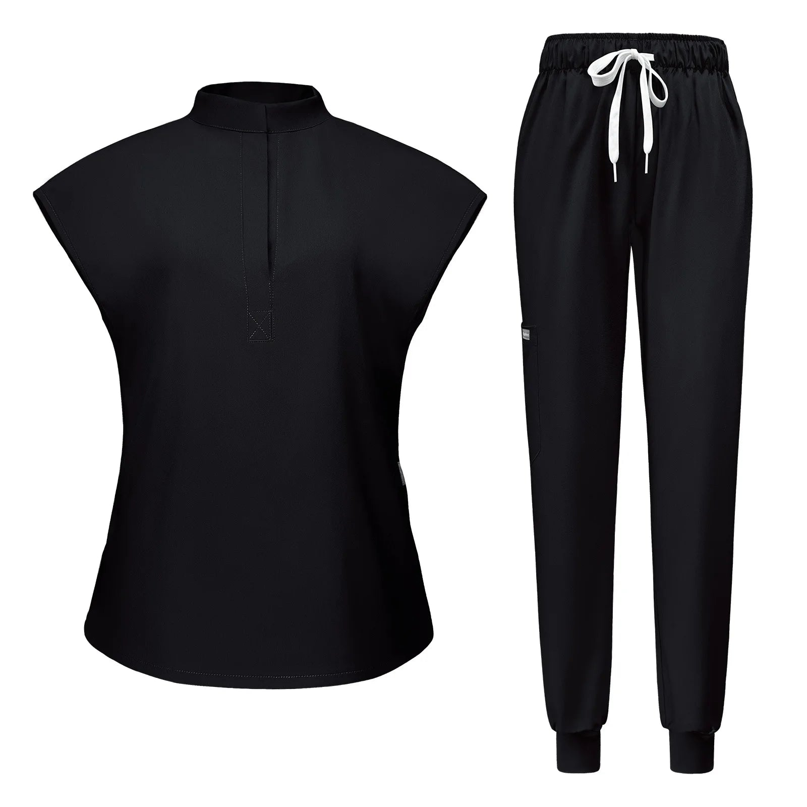 Free Shipping to China Factory Customized Modern Nursing Scrubs Uniforms Stylish Nurse Sets Hospital Scrubs Nurses Uniform