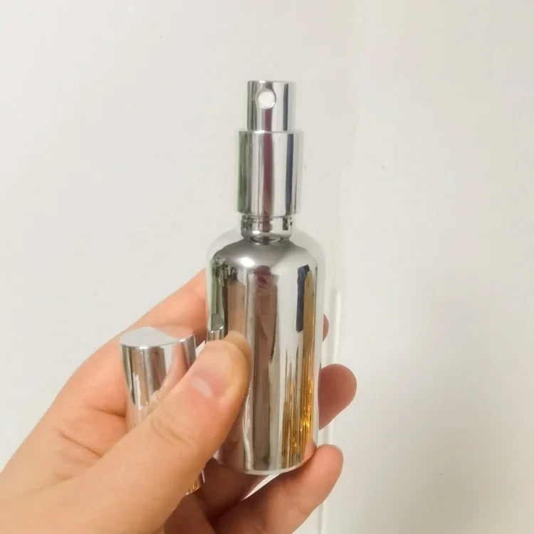 5ml 10ml 15ml 20ml 30ml 50ml Electroplated Gold Bottle Essential Oil Diffuser Perfume Bottle Aromatherapy Perfume Glass Bottle