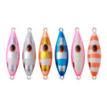 Jigging Pro 30g 40g 60g 80g Shore Casting Slow Pitch Jigs Fishing Metal Jigbaits Lead Jigging Saltwater Fishing Lure