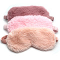 Soft Plush Fluffy Sleeping Eye Shade Eye Sleep Mask Cover for Sleeping
