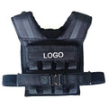 Custom Adjustable 10KG 15KG 20KG Eco-friendly Polyester Strength Training Weight Vest for Fitness Running and Men