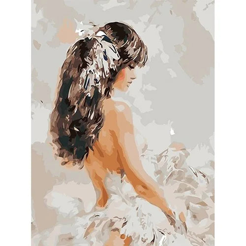 DIY Paint by Numbers for Adults Wall Art  Painting for Home Decor Painting by Numbers Modern  Painting Dancer Girl Dancer Couple